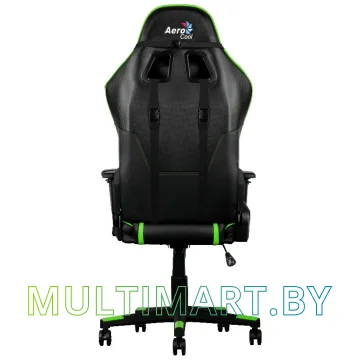 Кресло компьютерное AeroCool AC220 AIR (черный/зеленый) картинка 3